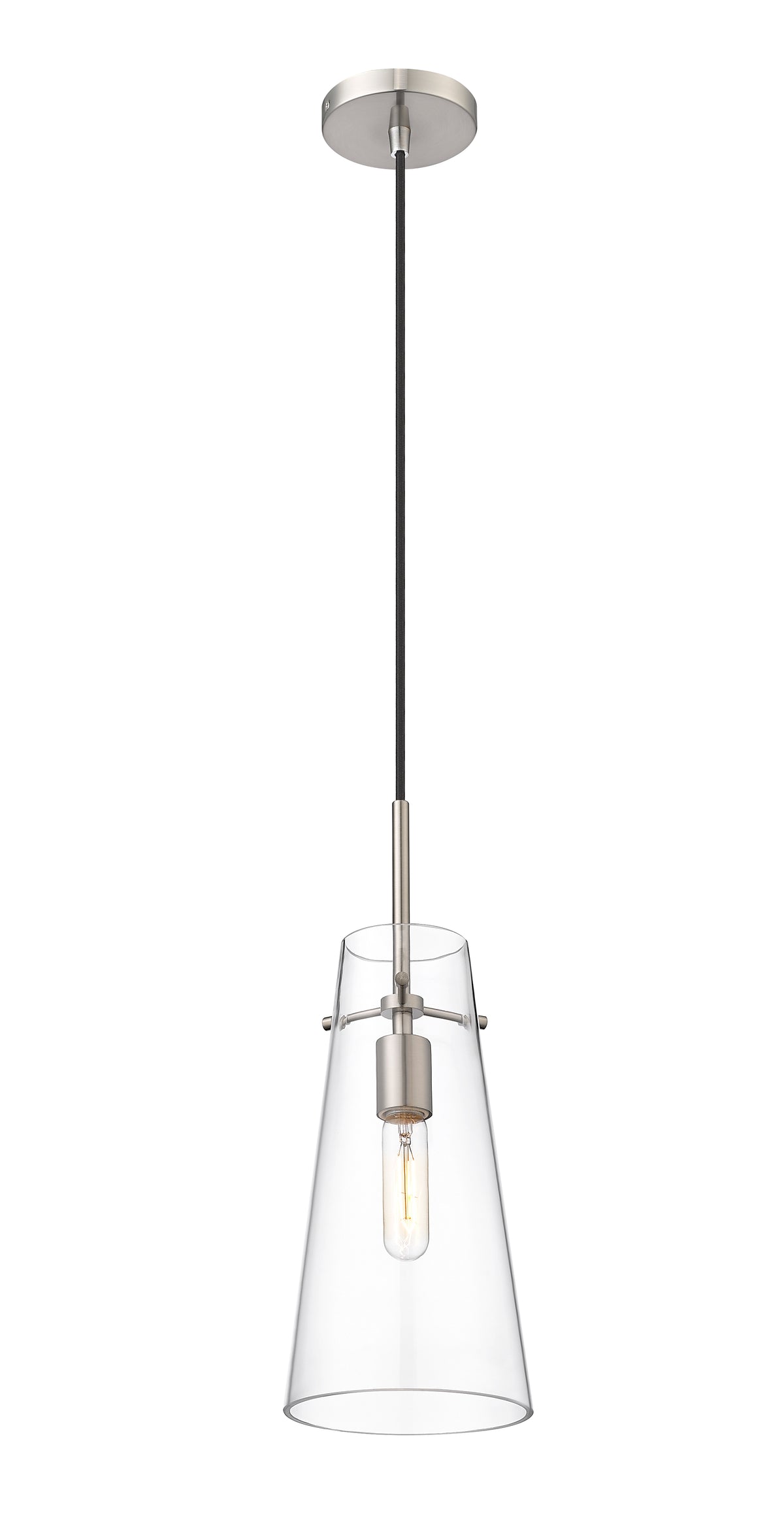 Mini-suspension Kira Câble, Nickel brossé, 13" – vue 5