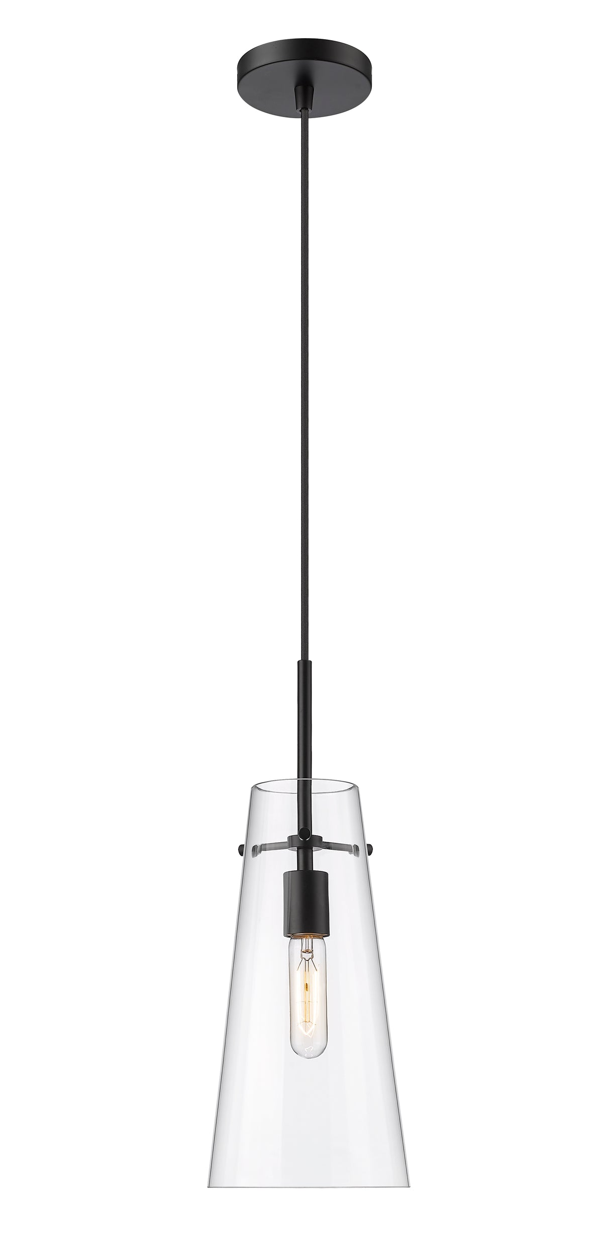 Mini-suspension Kira Câble, Noir mat, 13" – vue 4