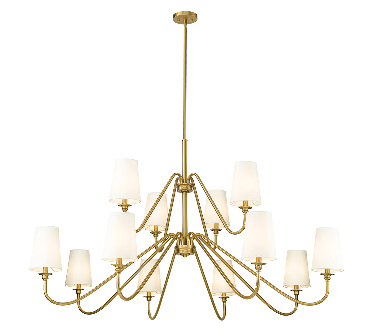 Lustre Gianna Or moderne, 33 3/4" – vue 4