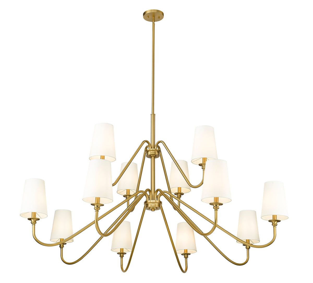 Lustre Gianna Or moderne, 33 3/4" – vue 5