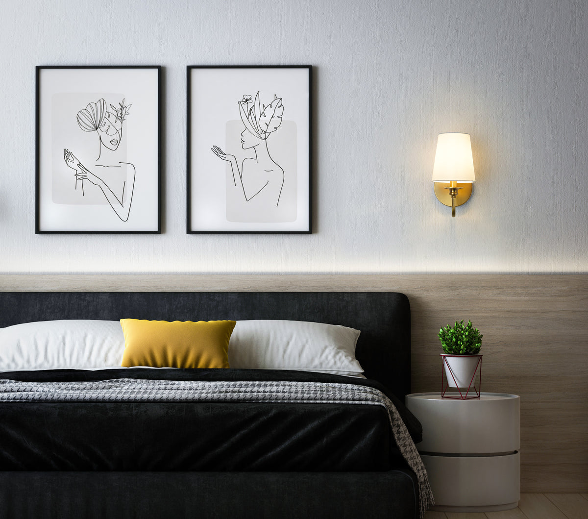 Applique murale Gianna Or moderne, 5 1/2" – vue 2