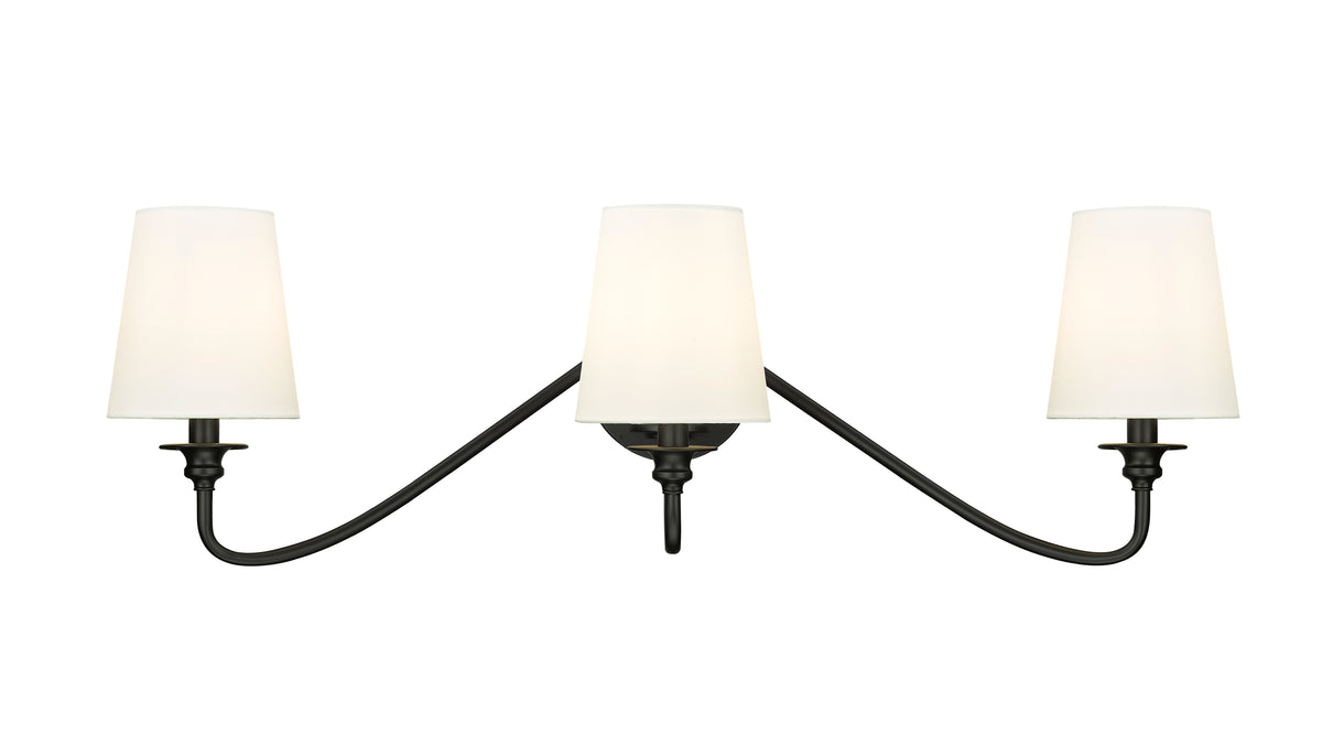 Applique murale Gianna Noir mat, 32" – vue 4