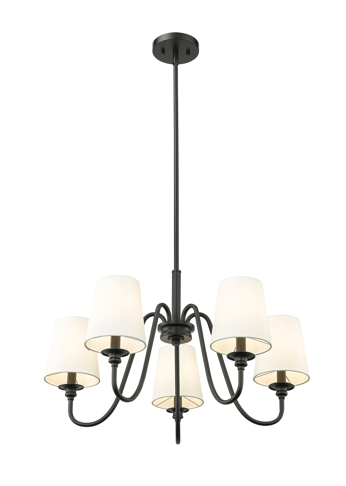 Lustre Gianna Noir mat, 15 3/4" – vue 5