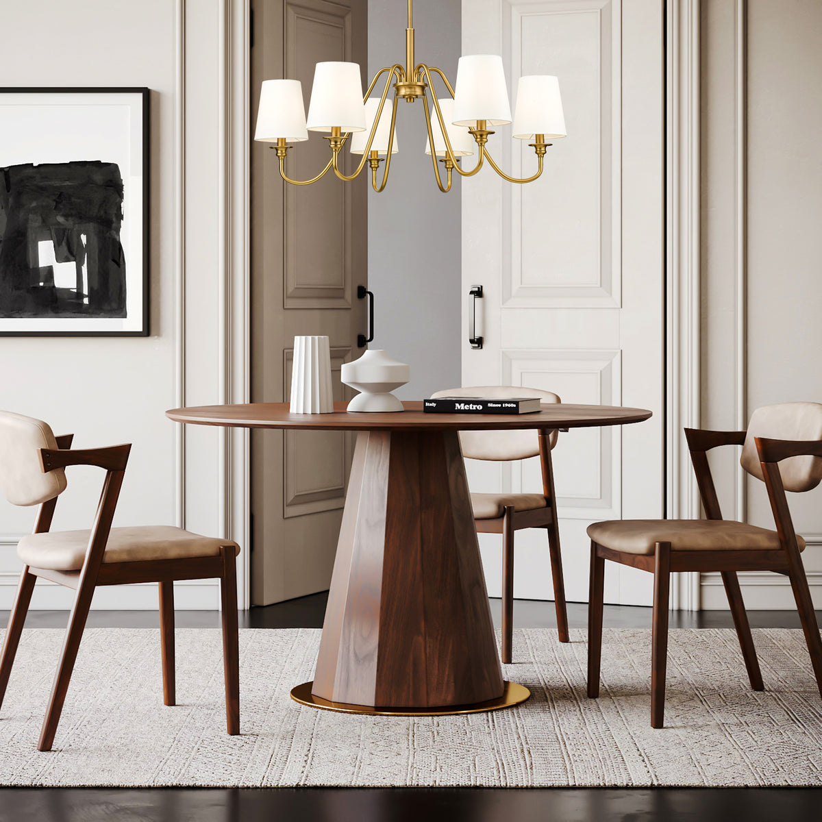 Lustre Gianna Or moderne, 17" – vue 3