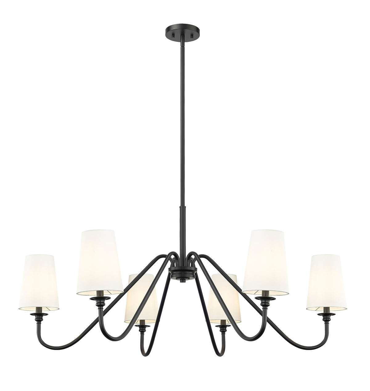 Lustre Gianna Noir mat, 20 3/4" – vue 4