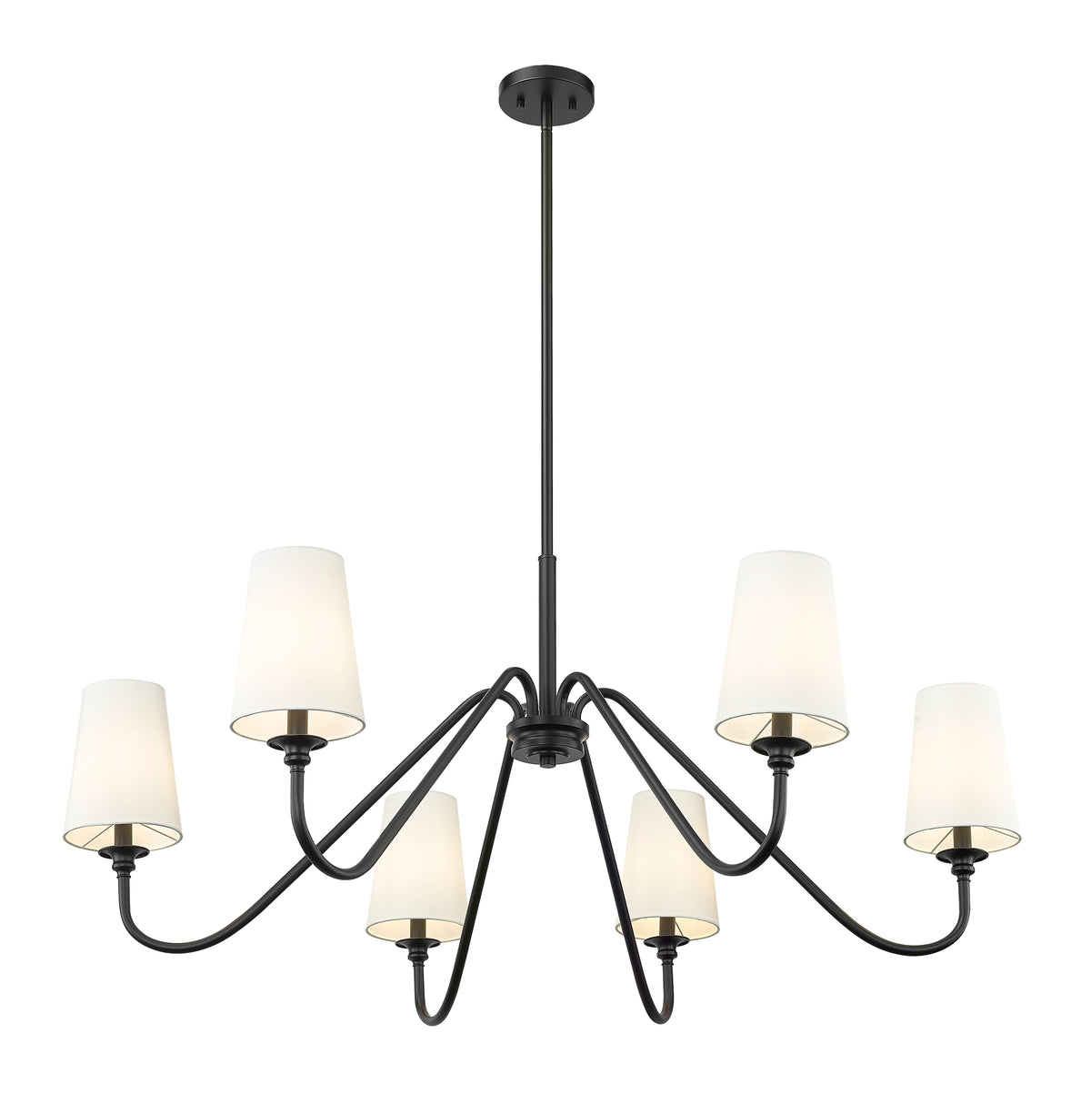 Lustre Gianna Noir mat, 20 3/4" – vue 5