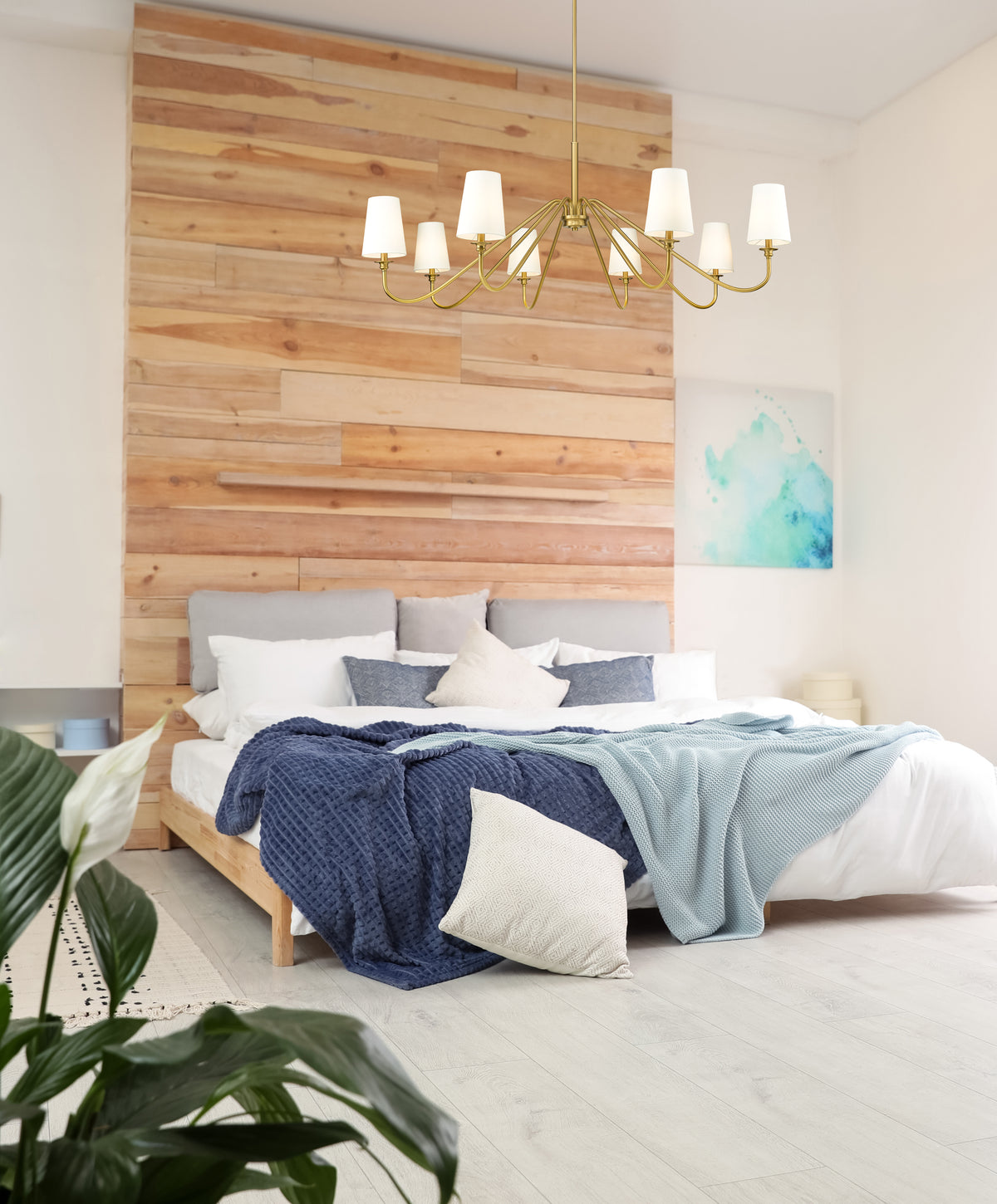 Lustre Gianna Or moderne, 23 1/4" – vue 2