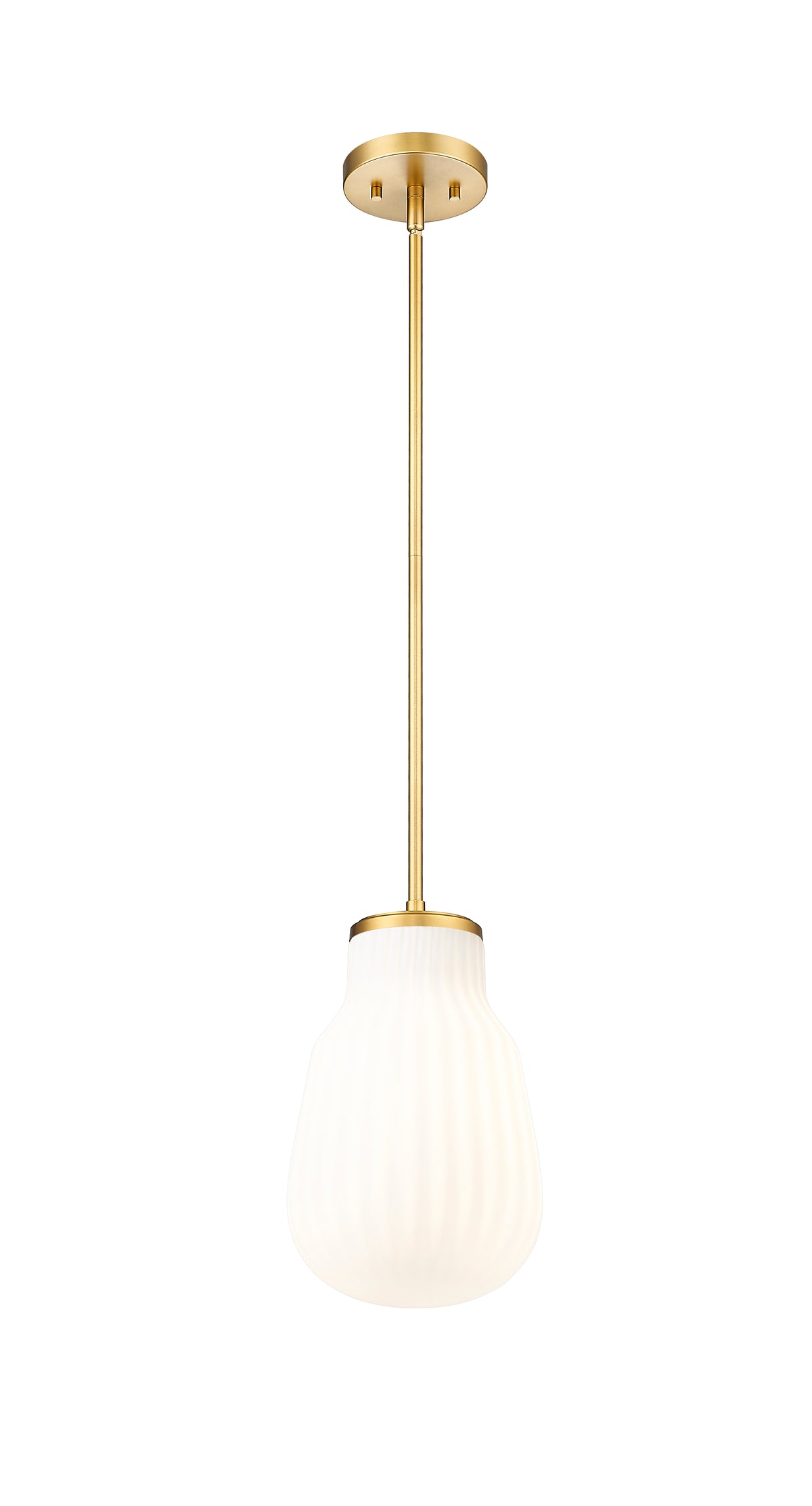Mini-suspension Newbury Or moderne, 8" – vue 4