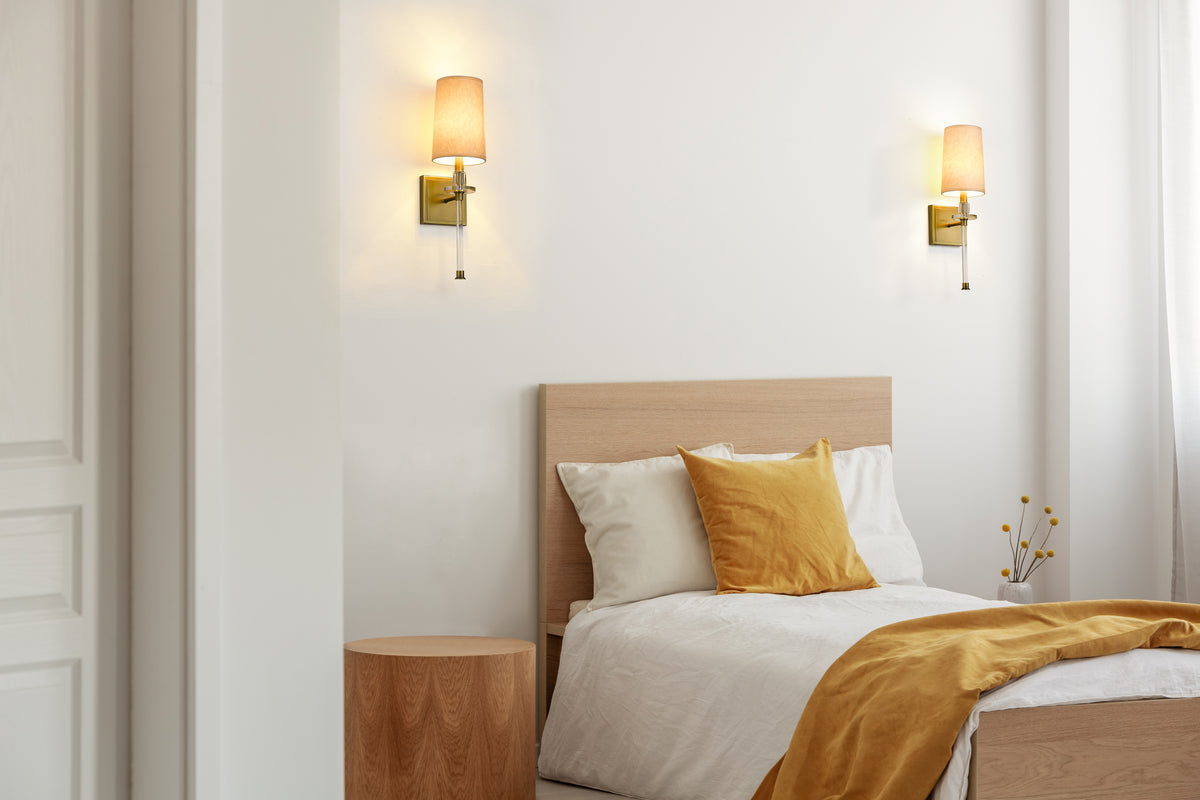 Applique murale Sophia Laiton frotté, Beige – vue 2