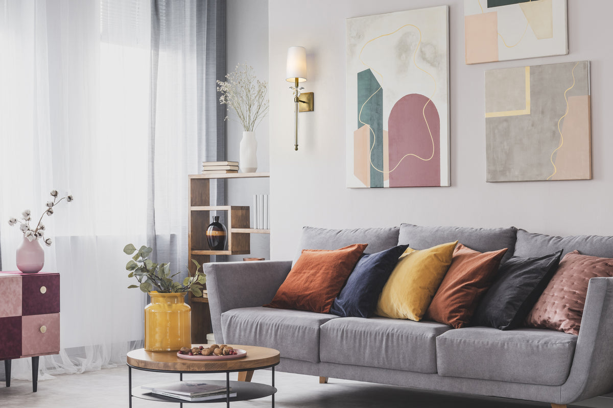 Applique murale Ava Laiton frotté, Blanc – vue 2