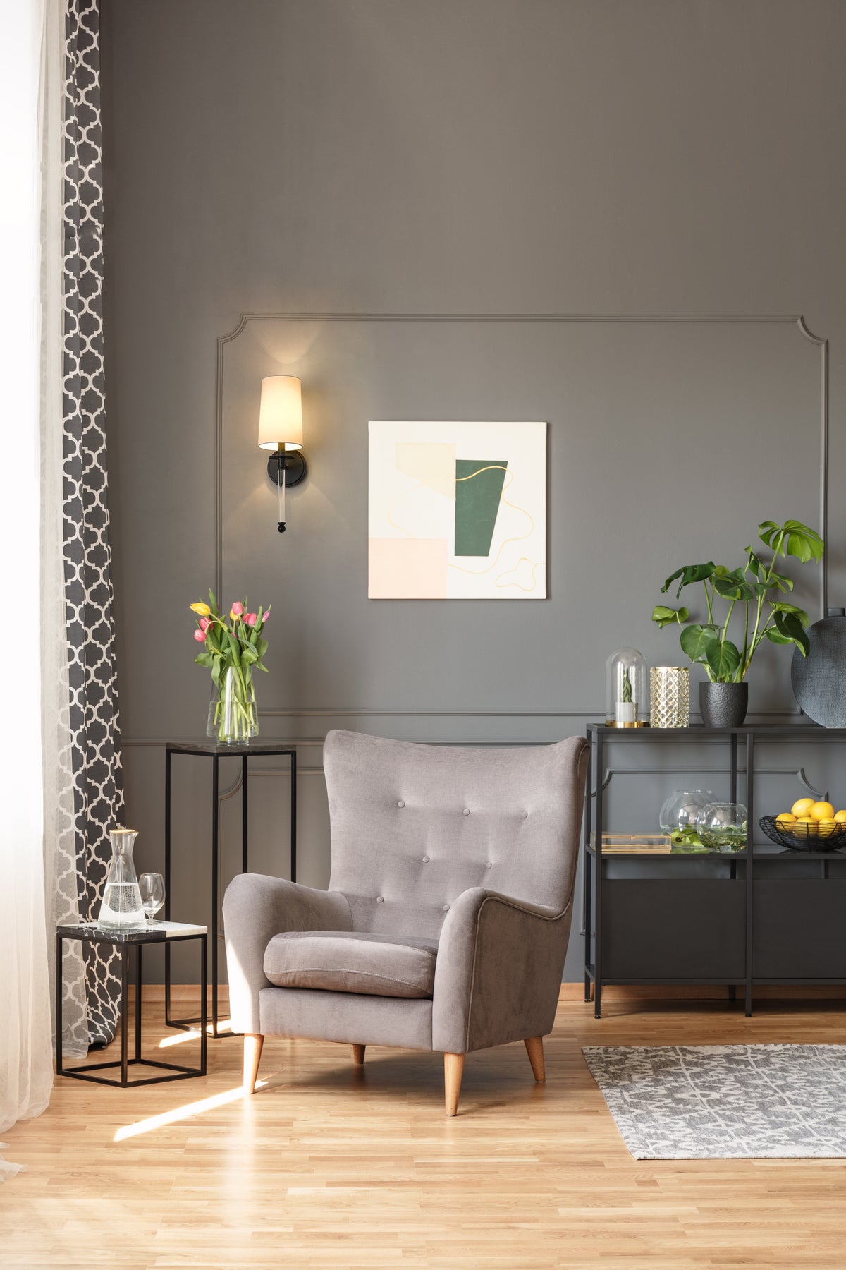 Applique murale Mila Noir mat, Blanc – vue 2