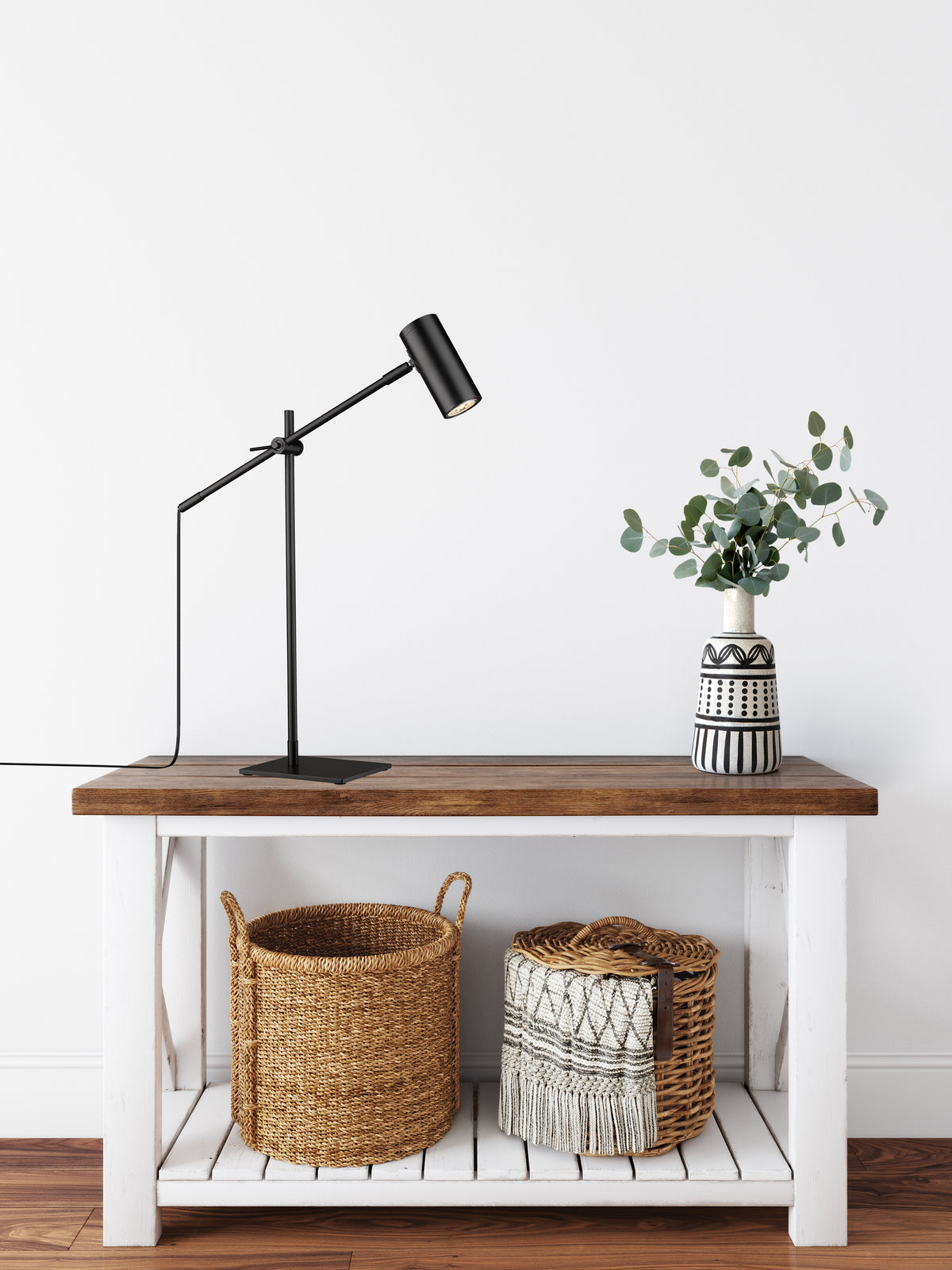 Lampe de table Calumet Noir mat – vue 2