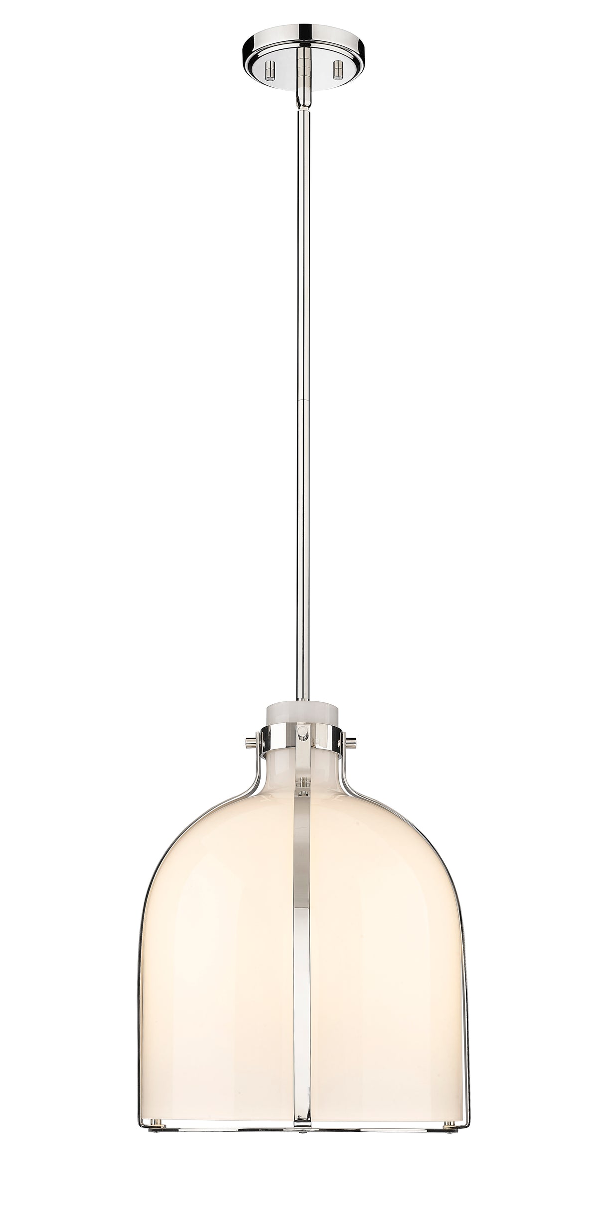 Suspension Pearson Nickel poli, Opale blanc – vue 4