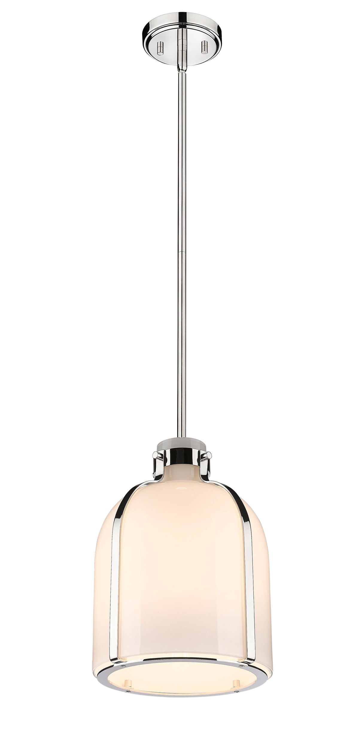 Mini-suspension Pearson Nickel poli, Opale blanc – vue 5