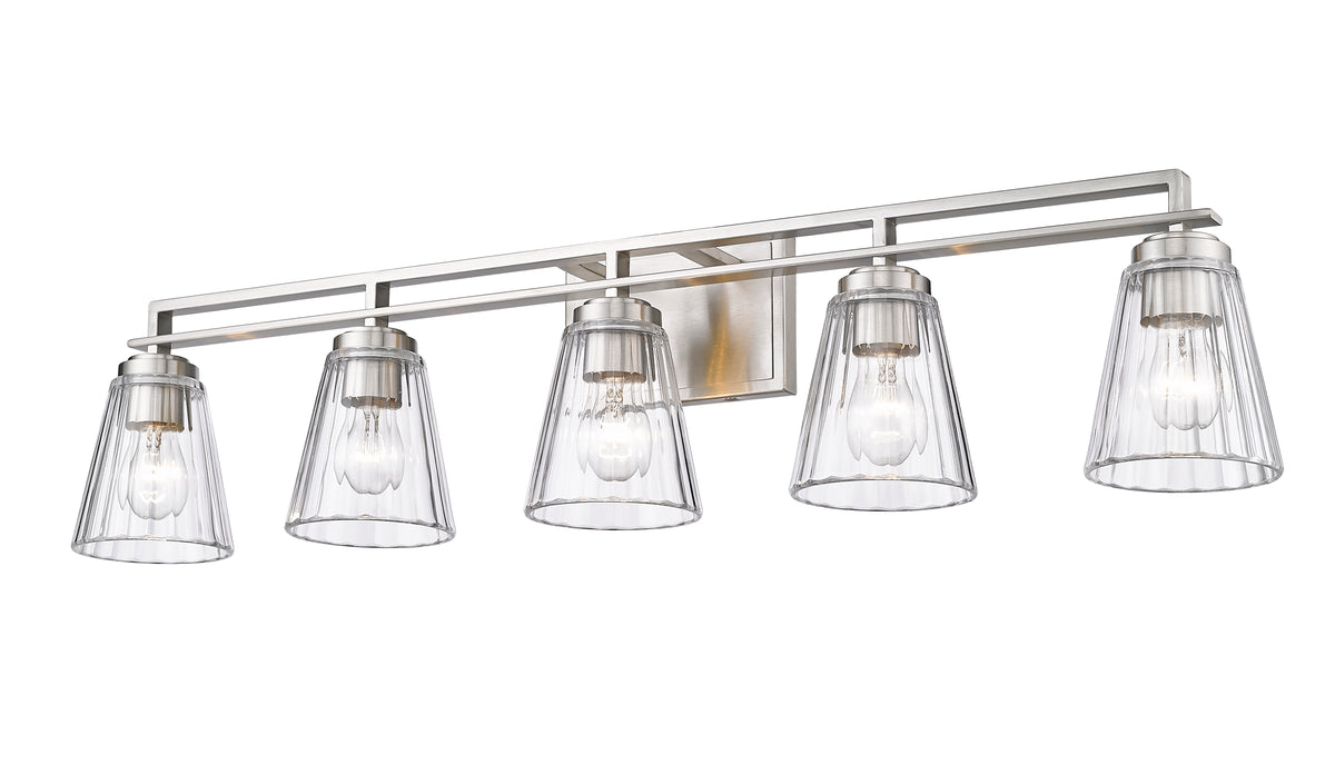Luminaire de vanité Lyna Nickel brossé, 38 3/4" – vue 5