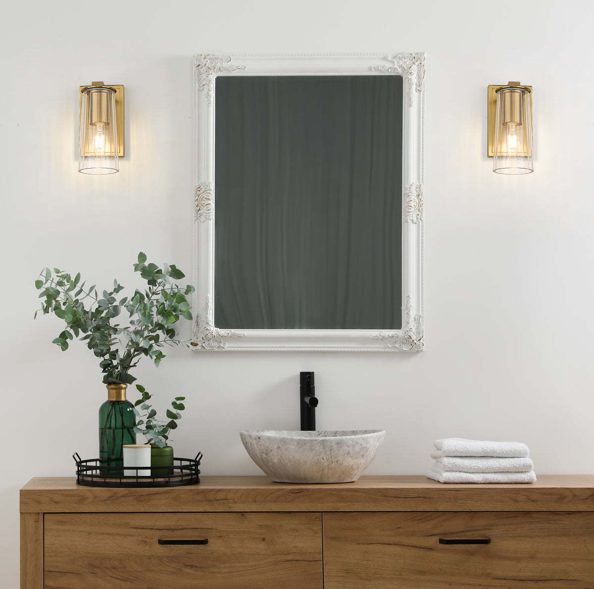 Applique murale Titus Or moderne, nombre ampoules 1 – vue 2