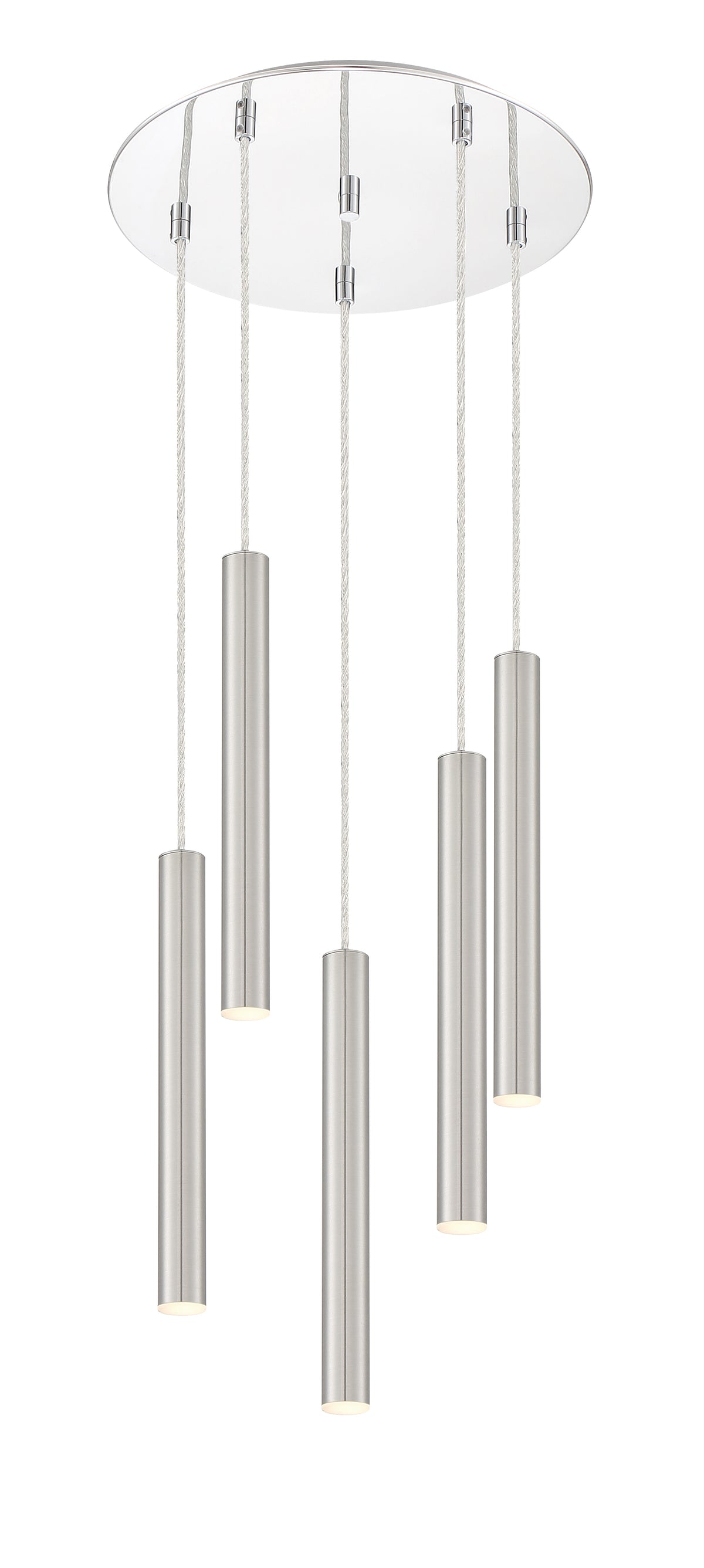 Suspension multiple 12" Forest nombre de suspensions 5, Chrome, Nickel brossé – vue 4