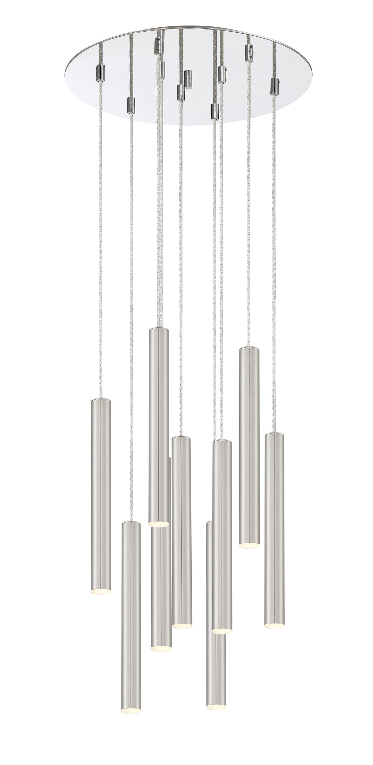 Suspension multiple 12" Forest nombre de suspensions 9, Chrome, Nickel brossé – vue 4