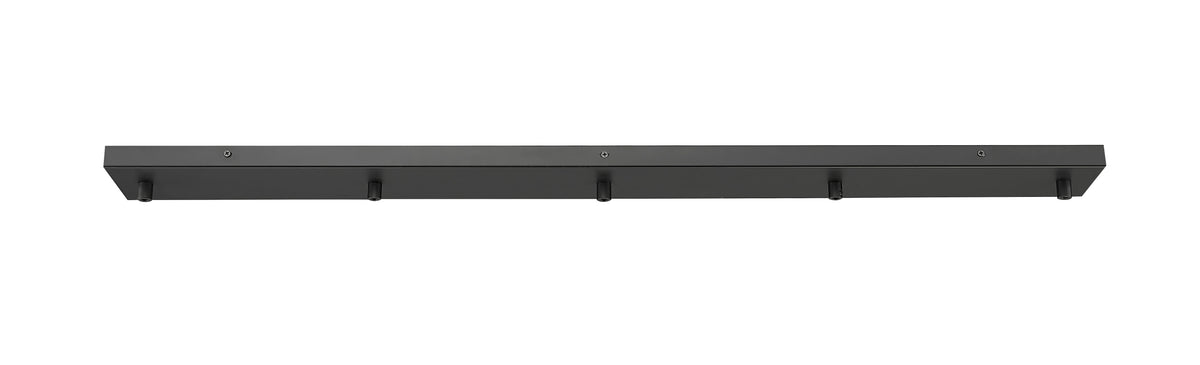Pièce de rechange Multi Point Canopy Noir mat, 4 3/4", nombre ampoules 5 – vue 2