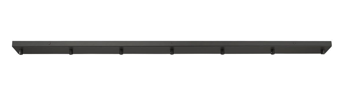 Pièce de rechange Multi Point Canopy Noir mat, 4 3/4", nombre ampoules 7 – vue 2