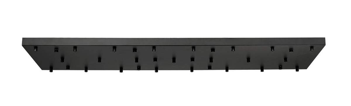 Pièce de rechange Multi Point Canopy Noir mat, 18", nombre ampoules 23 – vue 2