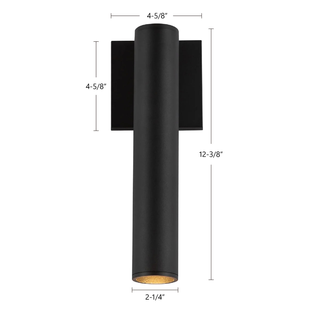 Applique extérieure 2po Lorna Blanc, 12 3/8" – vue 3