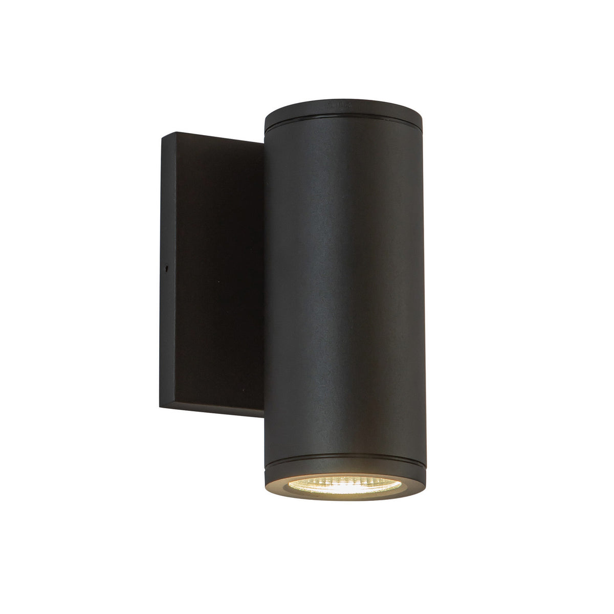 Applique extérieure 2po Nordic Vers le haut ou vers le bas, Noir, 6" – Kuzco Lighting