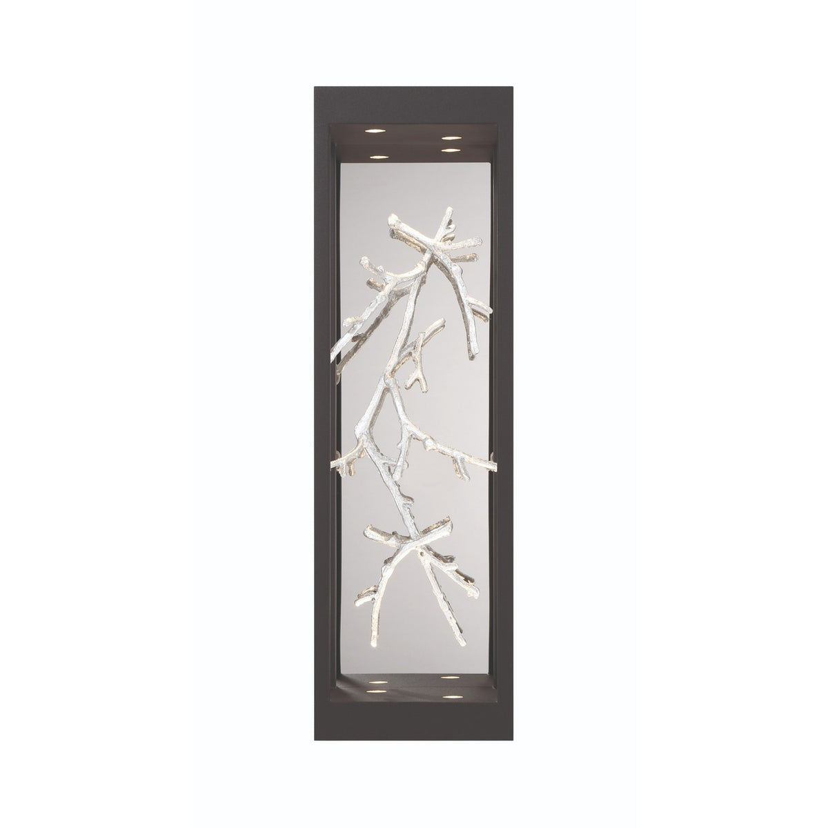 Applique extérieure Aerie Argent-Noir Mix – vue 3