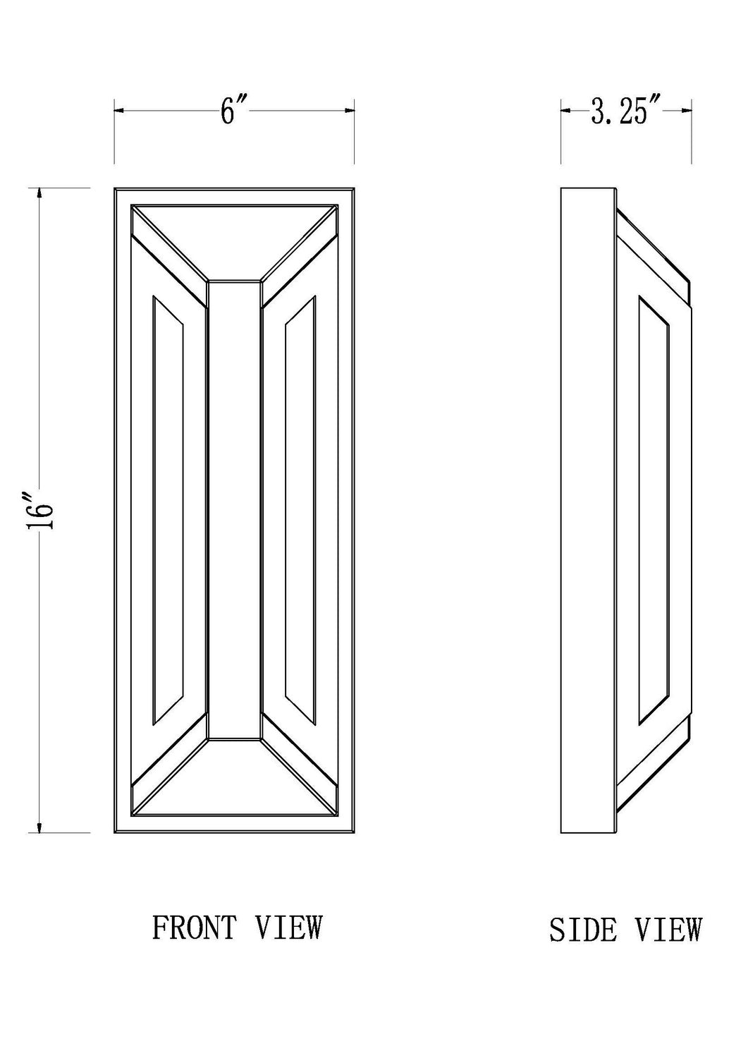 Applique extérieure Banff 16" – vue 6