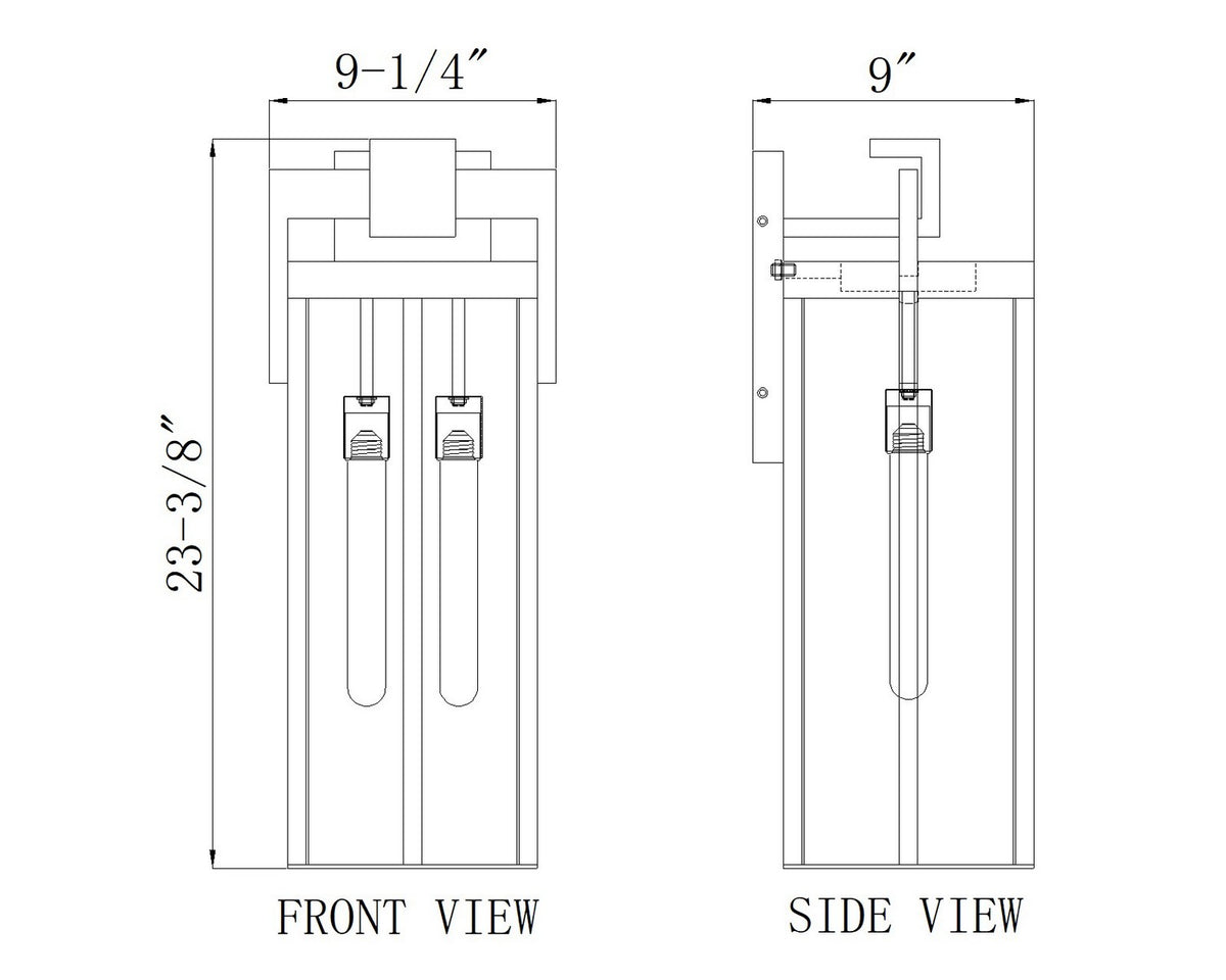 Applique extérieure Fortis 9 1/4" – vue 6