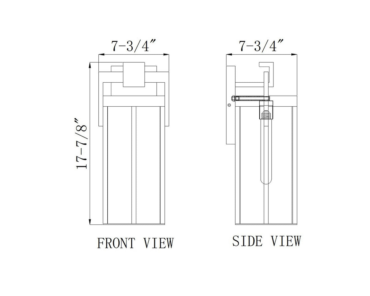 Applique extérieure Fortis 7 3/4" – vue 6