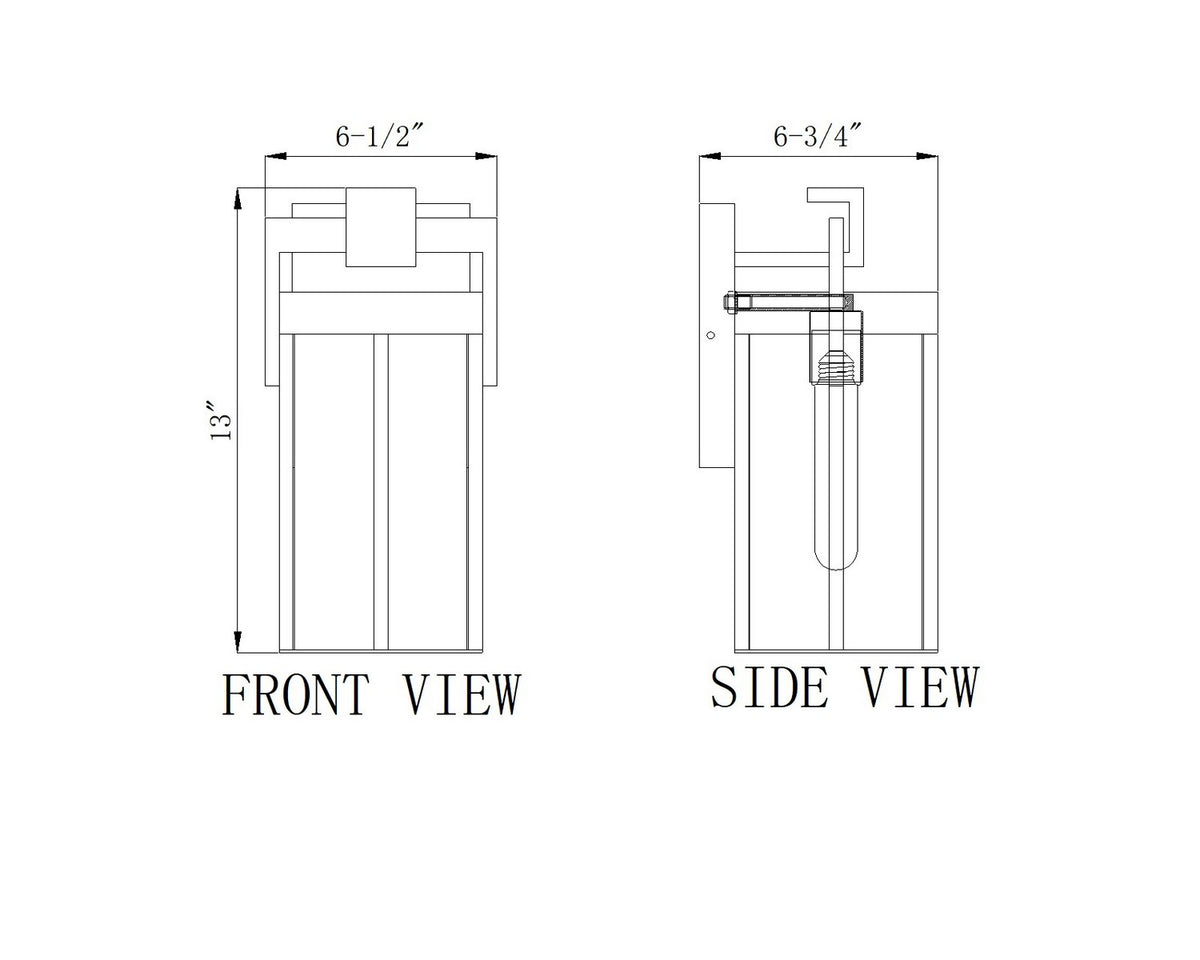 Applique extérieure Fortis 6 1/2" – vue 6