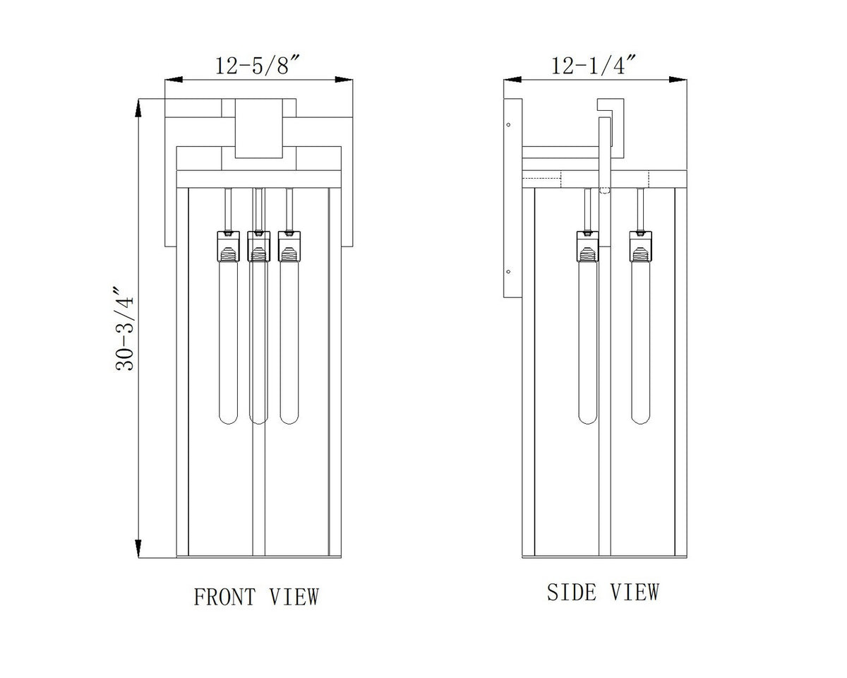 Applique extérieure Fortis 12 3/4" – vue 6