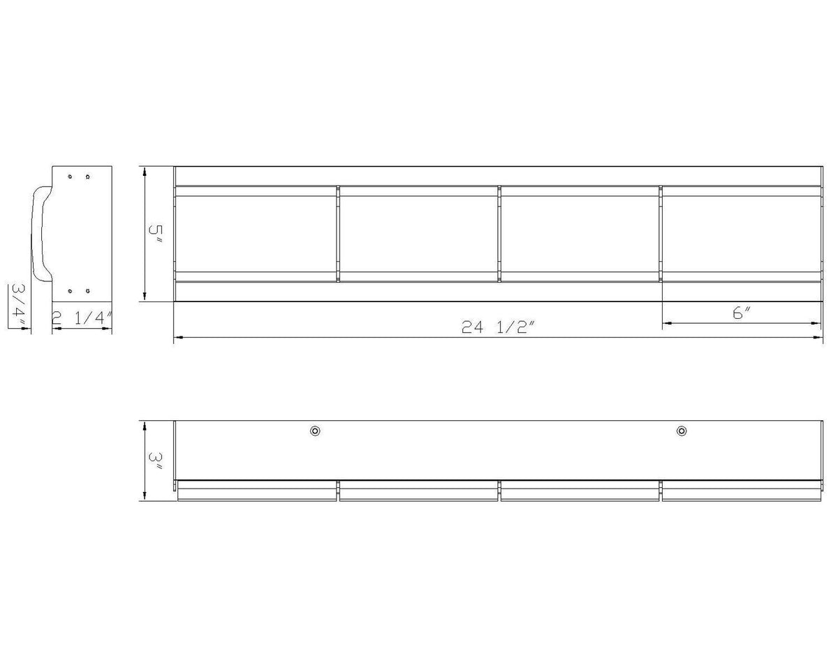 Applique extérieure Gibraltar 24 1/2" – vue 5