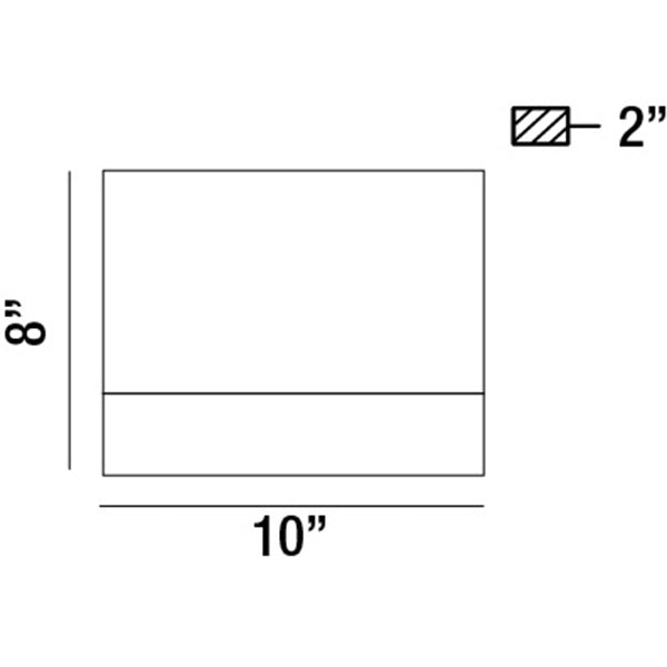 Applique extérieure Halpern 10" – vue 5