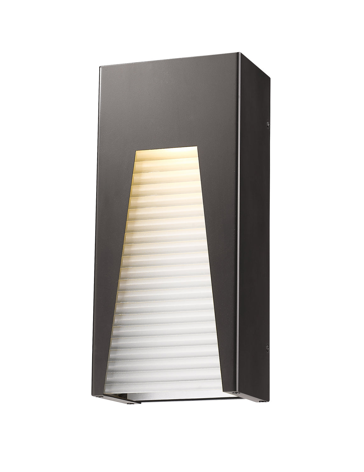 Applique extérieure Millenial Argent bronze, Givré strié, 13 1/4" – Z-Lite