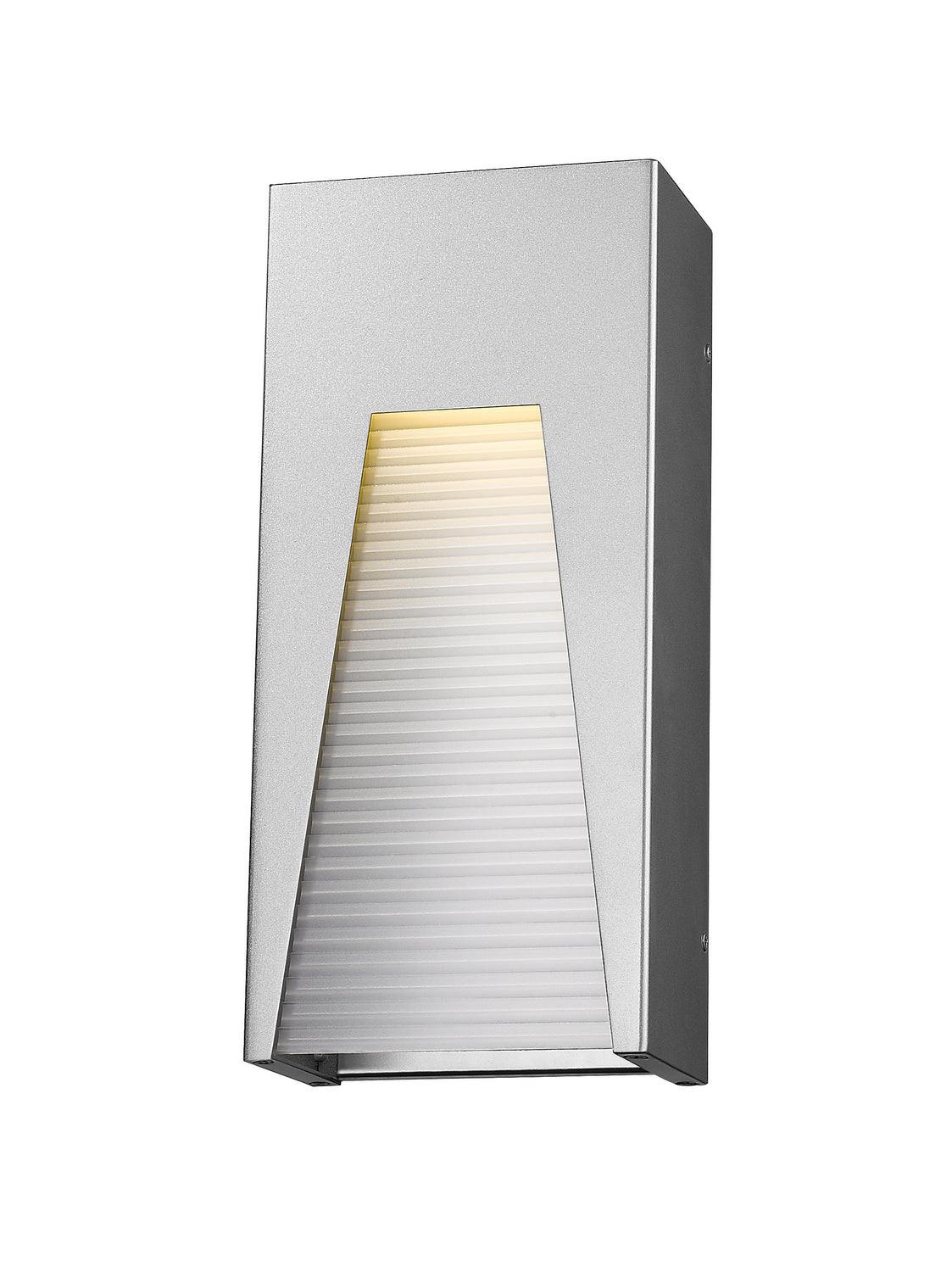 Applique extérieure Millenial Argent, Givré strié, 13 1/4" – Z-Lite