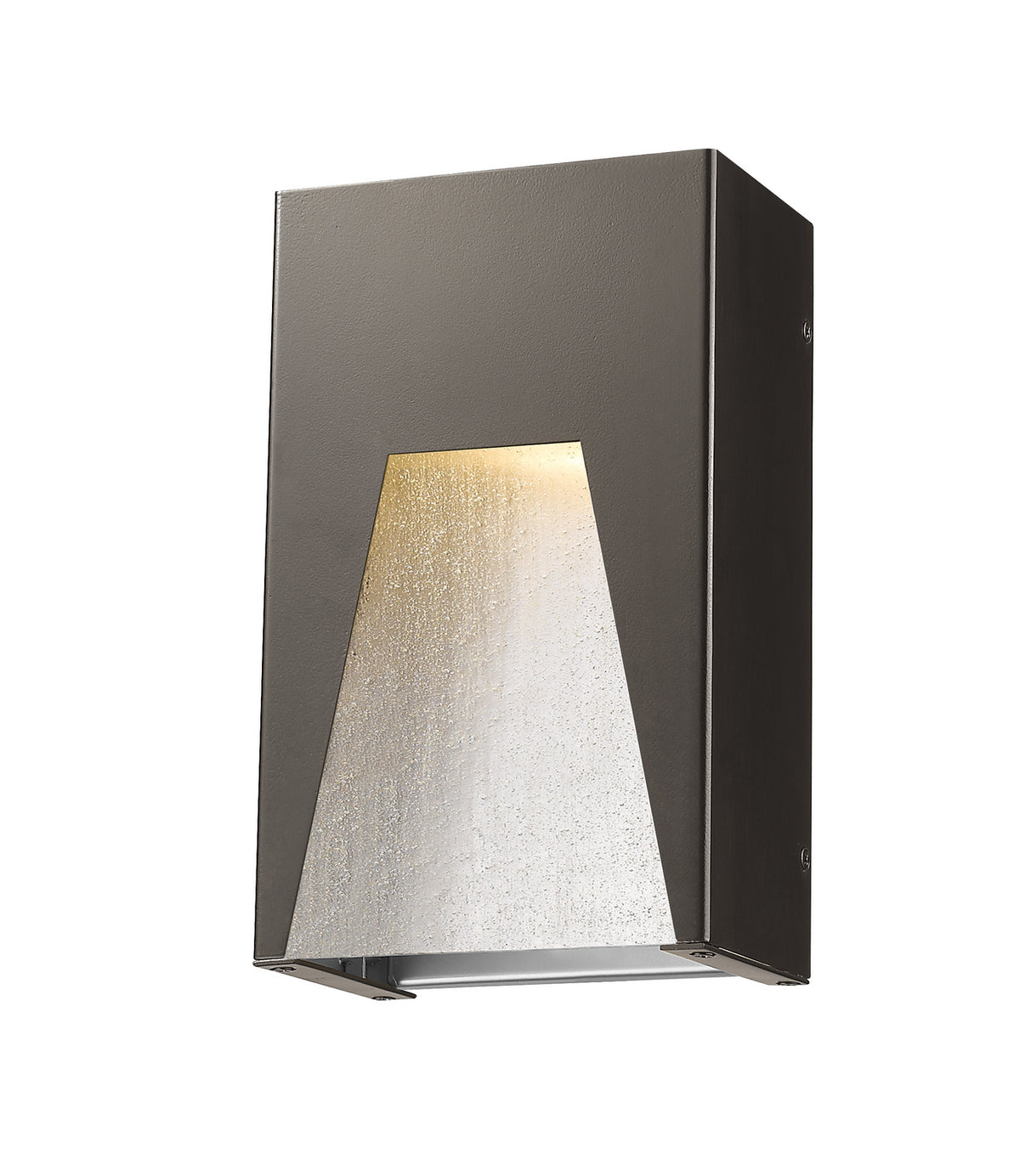 Applique extérieure Millenial Argent bronze, Grené transparent, 10" – Z-Lite