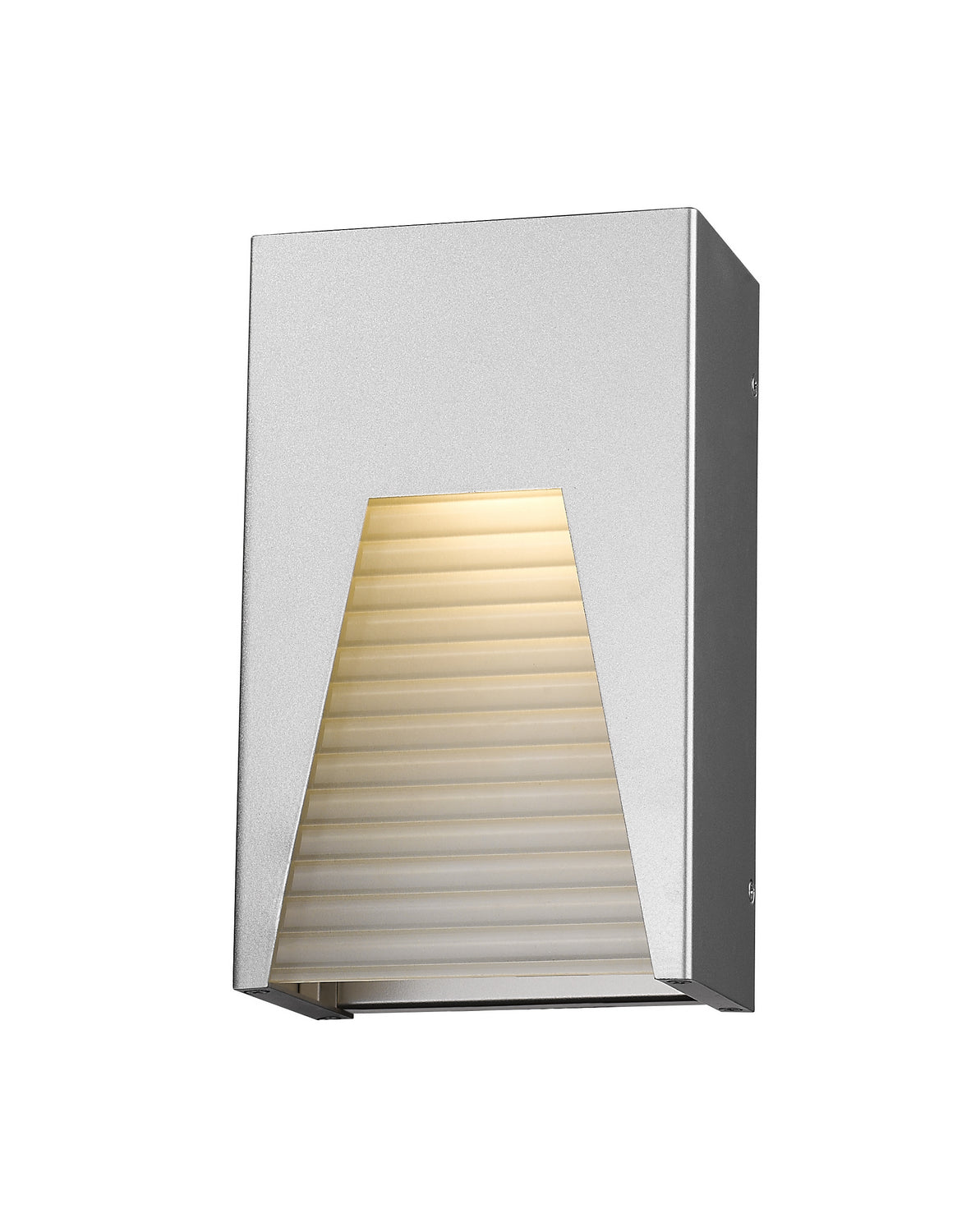 Applique extérieure Millenial Argent, Givré strié, 10" – Z-Lite