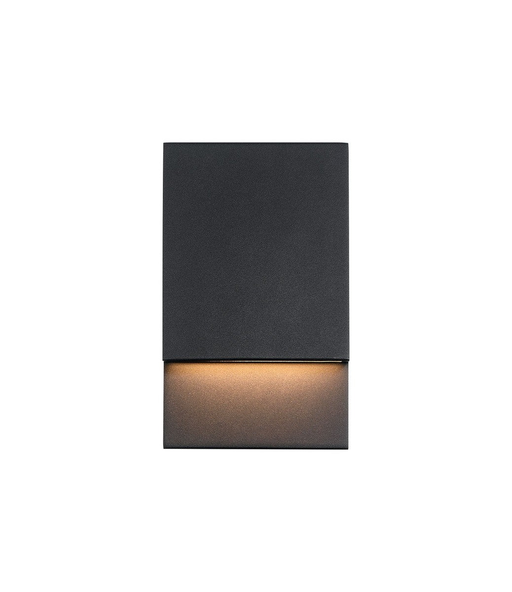 Applique extérieure Nanton Noir sablé, 9" – Eurofase