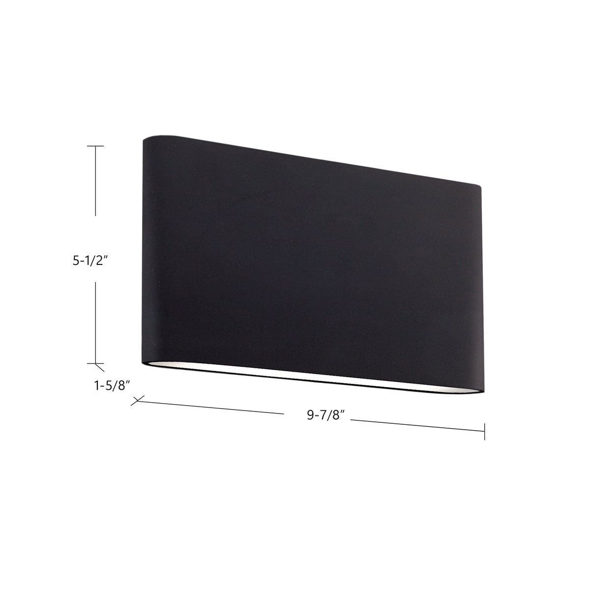 Applique extérieure Slate Nickel brossé, 9 7/8" – vue 2