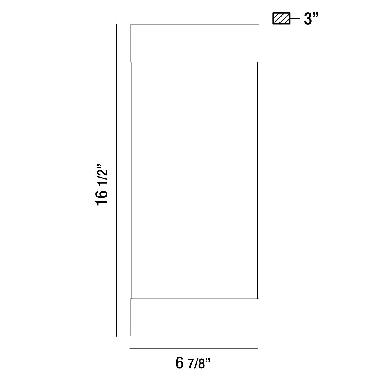 Applique extérieure Tiffany 16 1/2" – vue 3