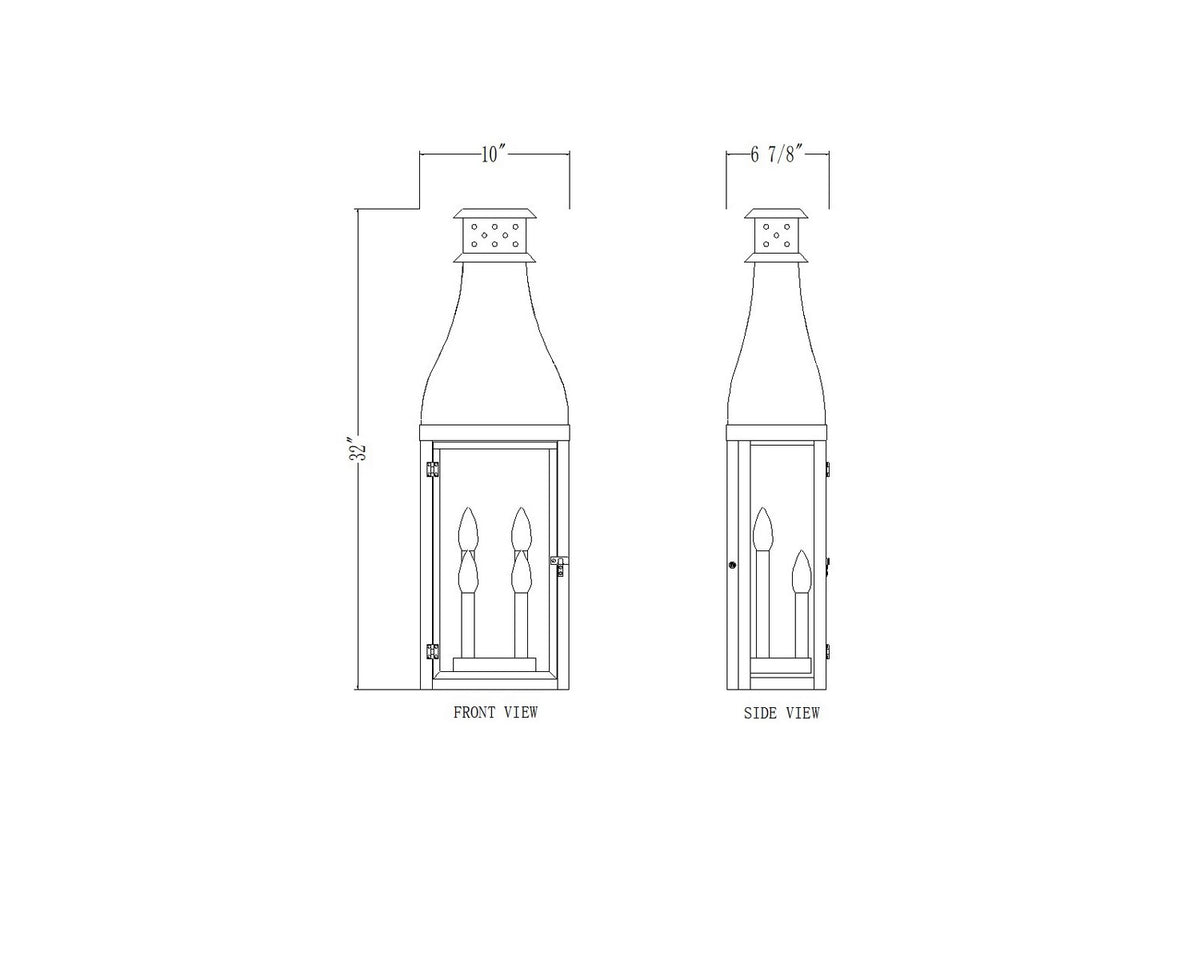 Applique extérieure Toulouse 10" – vue 6