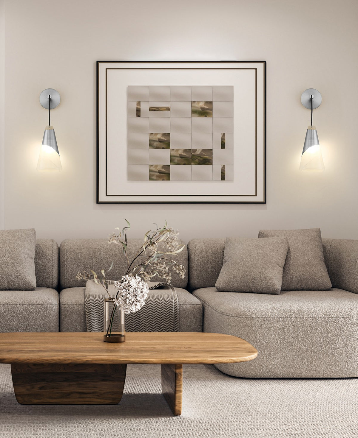 Applique murale Aimie Nickel brossé – vue 7