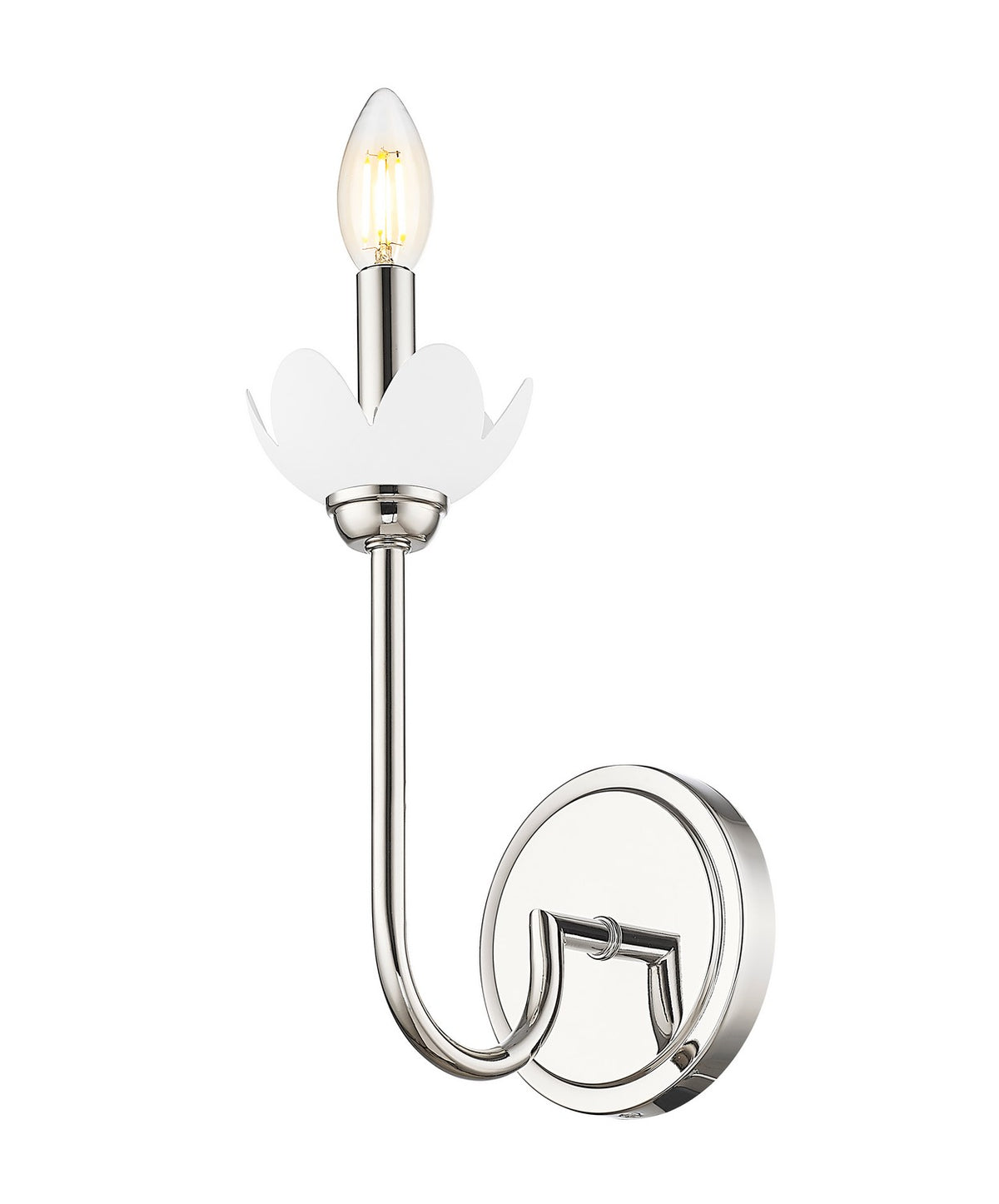 Applique murale Allistair Nickel poli, nombre ampoules 1 – vue 3