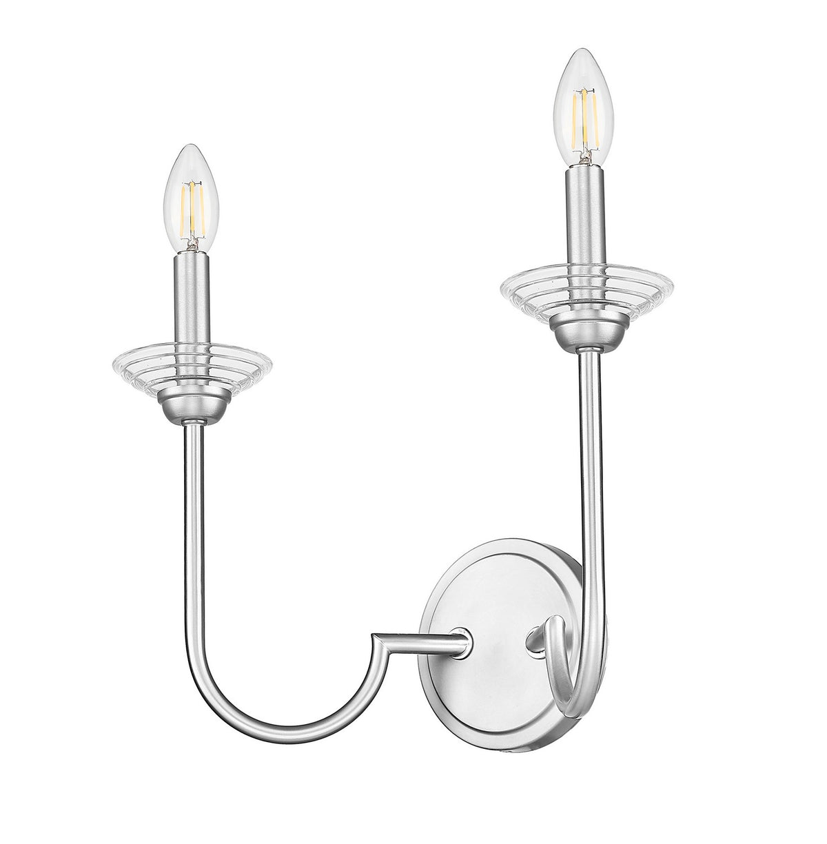 Applique murale Allistair Nickel brossé, nombre ampoules 2 – vue 5