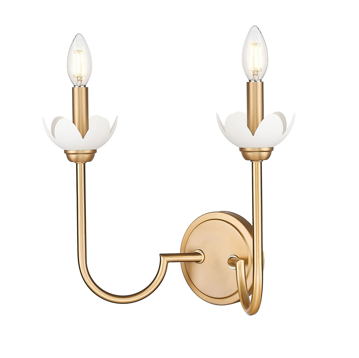 Applique murale Allistair Or moderne, nombre ampoules 2 – Z-Lite