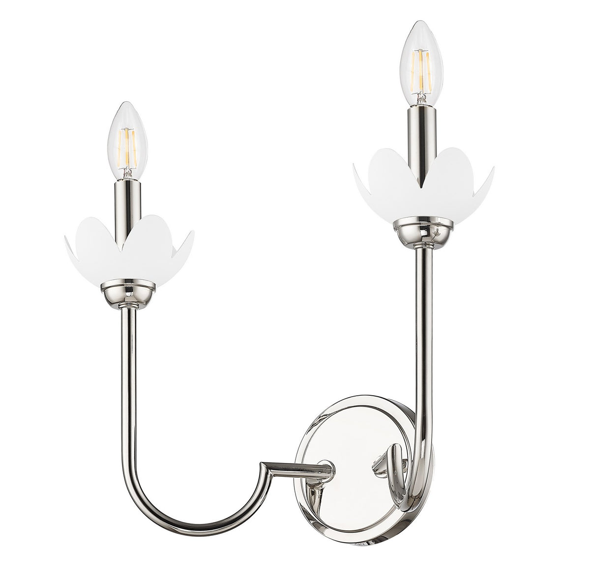 Applique murale Allistair Nickel poli, nombre ampoules 2 – vue 3