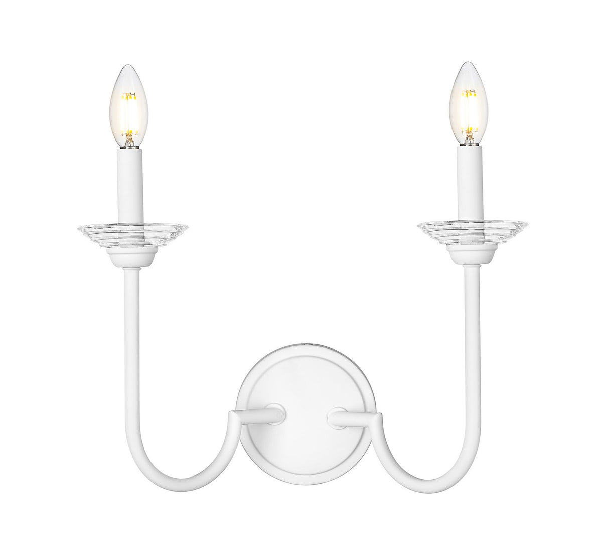 Applique murale Allistair Blanc toundra, nombre ampoules 2 – vue 2