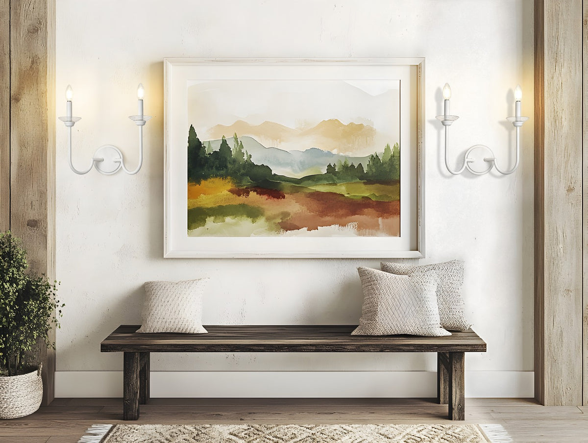 Applique murale Allistair Blanc toundra, nombre ampoules 2 – vue 6